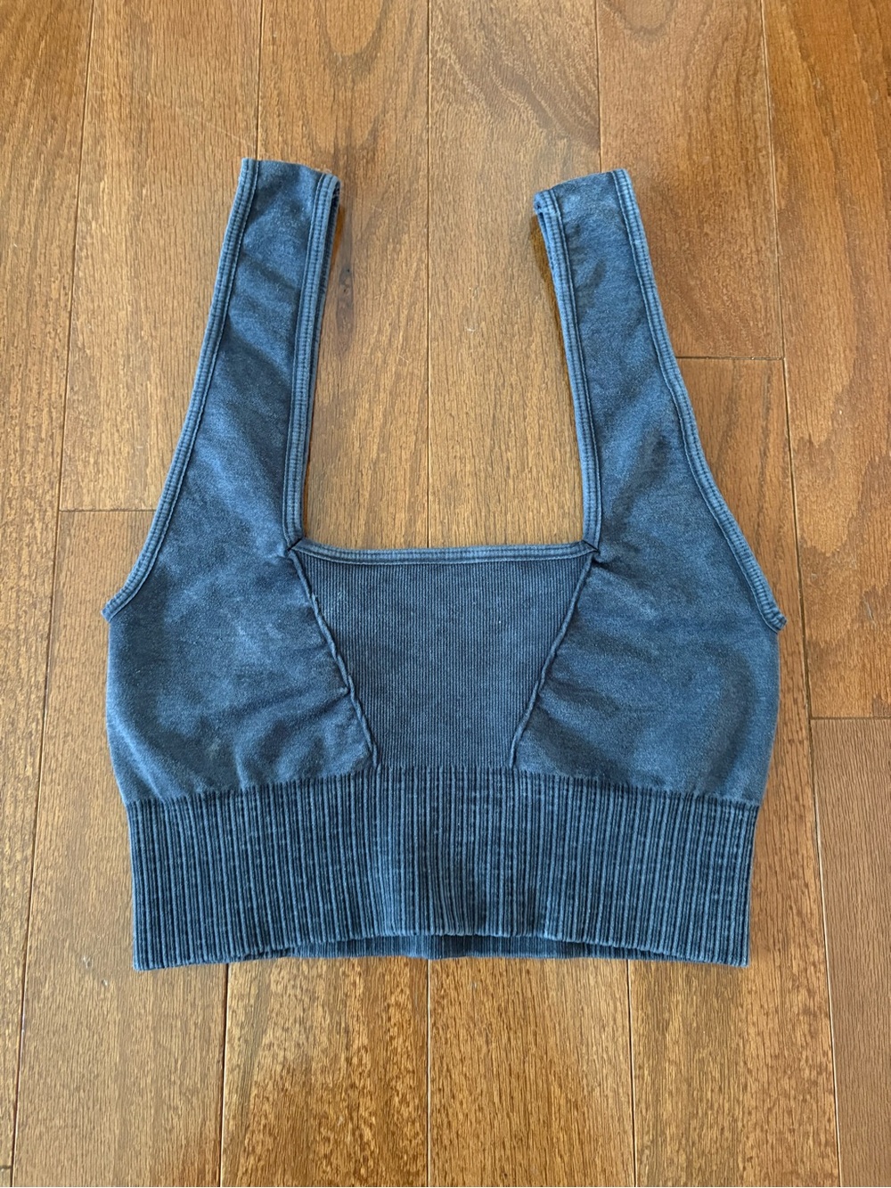 FREE PEOPLE Good Karma Square Neck Bra Crop Top XS/S - Picture 4 of 11